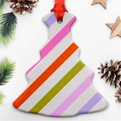 Lines Geometric Background Ornament (christmas Tree) 