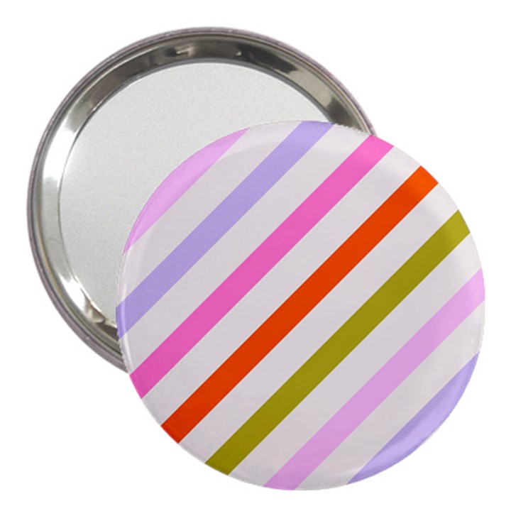 Lines Geometric Background 3  Handbag Mirrors