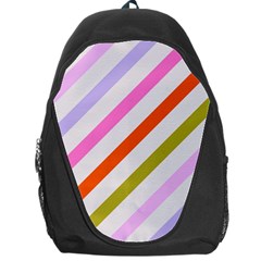 Lines Geometric Background Backpack Bag