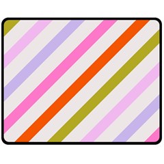 Lines Geometric Background Two Sides Fleece Blanket (medium)