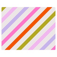 Lines Geometric Background Two Sides Premium Plush Fleece Blanket (teen Size)