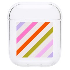 Lines Geometric Background Hard Pc Airpods 1/2 Case