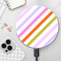 Lines Geometric Background Wireless Fast Charger(white)