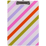 Lines Geometric Background A4 Acrylic Clipboard Front