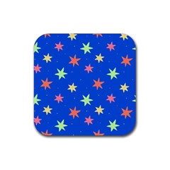 Background Star Darling Galaxy Rubber Coaster (square)