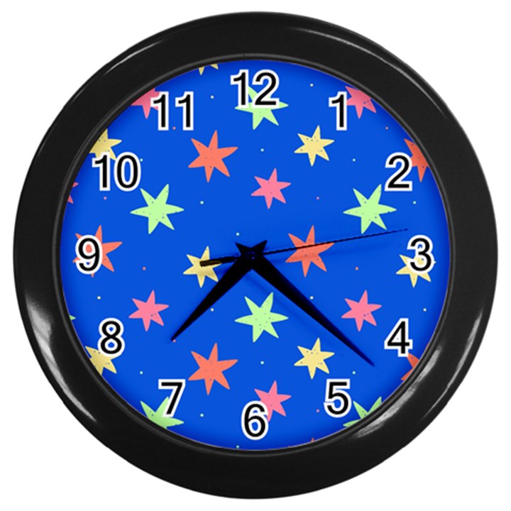 Background Star Darling Galaxy Wall Clock (Black)