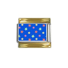 Background Star Darling Galaxy Gold Trim Italian Charm (9mm)