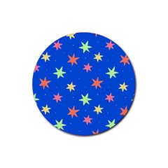 Background Star Darling Galaxy Rubber Coaster (round) by Maspions