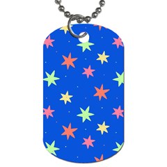 Background Star Darling Galaxy Dog Tag (one Side)