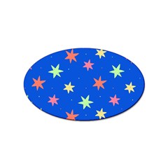 Background Star Darling Galaxy Sticker Oval (10 Pack) by Maspions