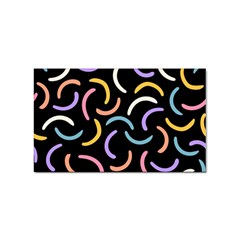 Abstract Pattern Wallpaper Sticker (rectangular)