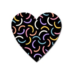 Abstract Pattern Wallpaper Heart Magnet