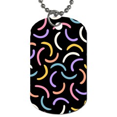 Abstract Pattern Wallpaper Dog Tag (one Side)