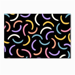 Abstract Pattern Wallpaper Postcard 4 x 6  (pkg Of 10)