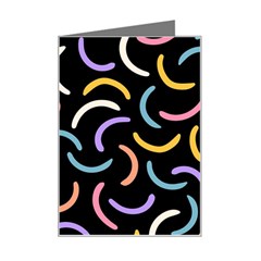 Abstract Pattern Wallpaper Mini Greeting Card