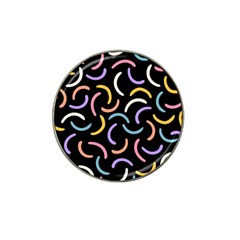 Abstract Pattern Wallpaper Hat Clip Ball Marker (4 Pack)