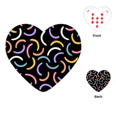 Abstract Pattern Wallpaper Playing Cards Single Design (heart)