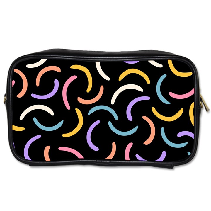 Abstract Pattern Wallpaper Toiletries Bag (Two Sides)