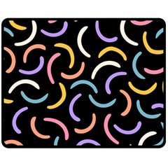 Abstract Pattern Wallpaper Fleece Blanket (medium)