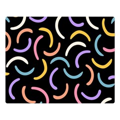 Abstract Pattern Wallpaper Two Sides Premium Plush Fleece Blanket (large)