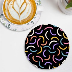 Abstract Pattern Wallpaper Uv Print Round Tile Coaster