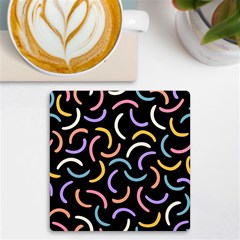 Abstract Pattern Wallpaper Uv Print Square Tile Coaster 