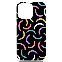 Abstract Pattern Wallpaper Iphone 14 Pro Max Black Uv Print Case by Maspions