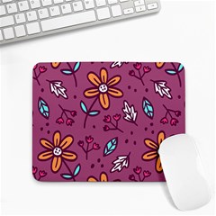 Flowers Petals Leaves Foliage Small Mousepad by Maspions