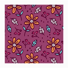 Flowers Petals Leaves Foliage Medium Glasses Cloth by Maspions