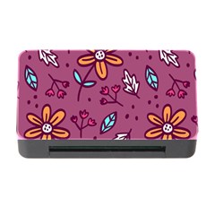 Flowers Petals Leaves Foliage Memory Card Reader With Cf