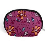 Flowers Petals Leaves Foliage Accessory Pouch (Medium) Front