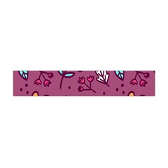 Flowers Petals Leaves Foliage Premium Plush Fleece Scarf (mini)