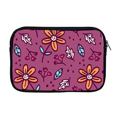 Flowers Petals Leaves Foliage Apple Macbook Pro 17  Zipper Case