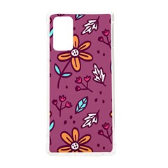 Flowers Petals Leaves Foliage Samsung Galaxy Note 20 Tpu Uv Case