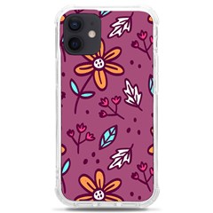 Flowers Petals Leaves Foliage Iphone 12 Mini Tpu Uv Print Case	