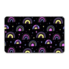 Wallpaper Pattern Rainbow Magnet (rectangular)