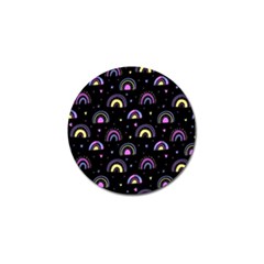 Wallpaper Pattern Rainbow Golf Ball Marker