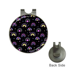 Wallpaper Pattern Rainbow Hat Clips With Golf Markers