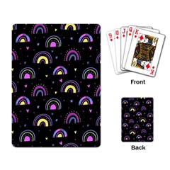 Wallpaper Pattern Rainbow Playing Cards Single Design (rectangle)