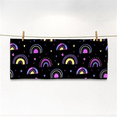 Wallpaper Pattern Rainbow Hand Towel