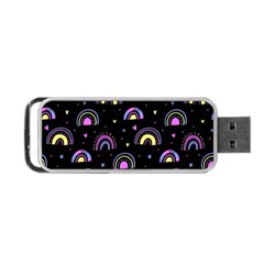 Wallpaper Pattern Rainbow Portable Usb Flash (one Side)