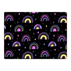 Wallpaper Pattern Rainbow Two Sides Premium Plush Fleece Blanket (mini)