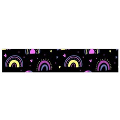 Wallpaper Pattern Rainbow Small Premium Plush Fleece Scarf by Maspions