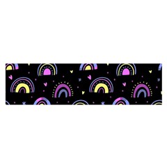 Wallpaper Pattern Rainbow Oblong Satin Scarf (16  X 60 )