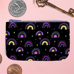 Wallpaper Pattern Rainbow Large Coin Purse