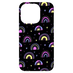 Wallpaper Pattern Rainbow Iphone 14 Pro Black Uv Print Case