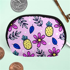 Flowers Petals Pineapples Fruit Accessory Pouch (medium)