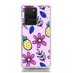 Flowers Petals Pineapples Fruit Samsung Galaxy S20 Ultra 6.9 Inch TPU UV Case Front