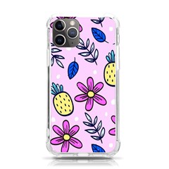 Flowers Petals Pineapples Fruit Iphone 11 Pro 5 8 Inch Tpu Uv Print Case by Maspions