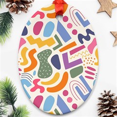 Abstract Pattern Background Ornament (oval)